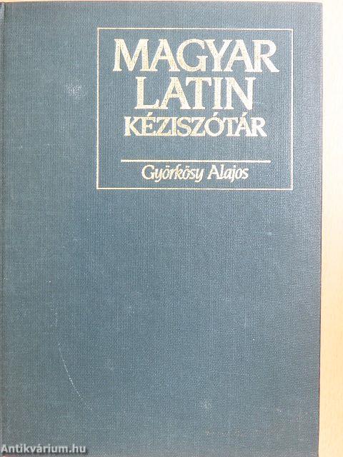 Magyar-latin kéziszótár