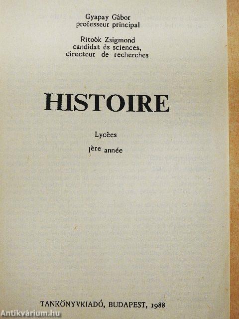 Histoire I.