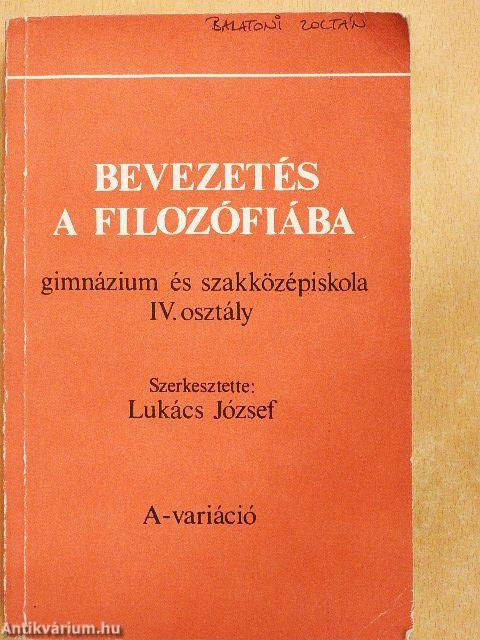 Bevezetés a filozófiába