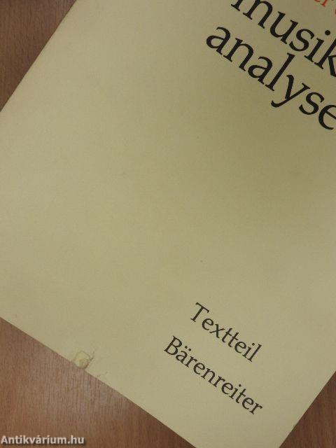 Musikalische Analyse - Textteil/Notenteil