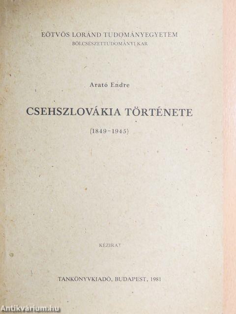 Csehszlovákia története