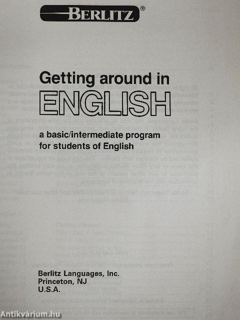 Getting around in English