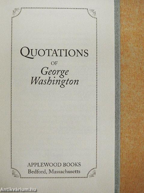 Quotations of George Washington