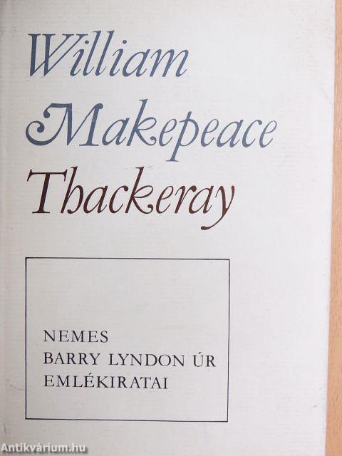Nemes Barry Lyndon úr emlékiratai