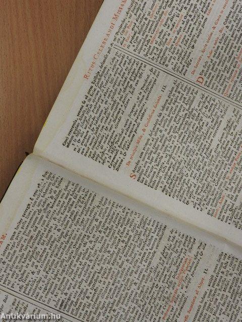 Missale Romanum ex decreto Sacrosancti Concilii Tridentini restitutum/Missae Propriae Sanctorum