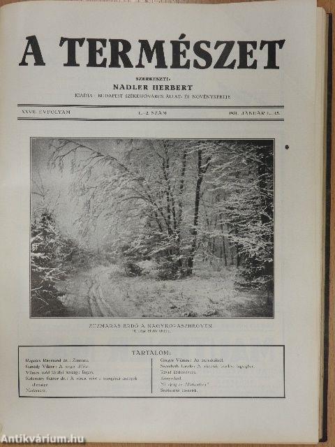 A Természet 1930-1931. január-december