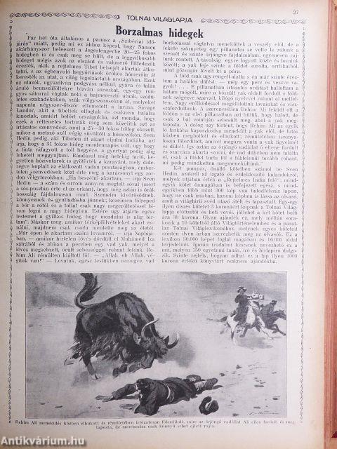 Tolnai Világlapja 1914. (nem teljes évfolyam)