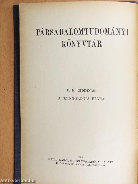 A szociológia elvei