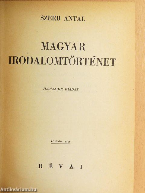 Magyar irodalomtörténet