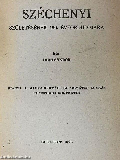 Széchenyi születésének 150. évfordulójára