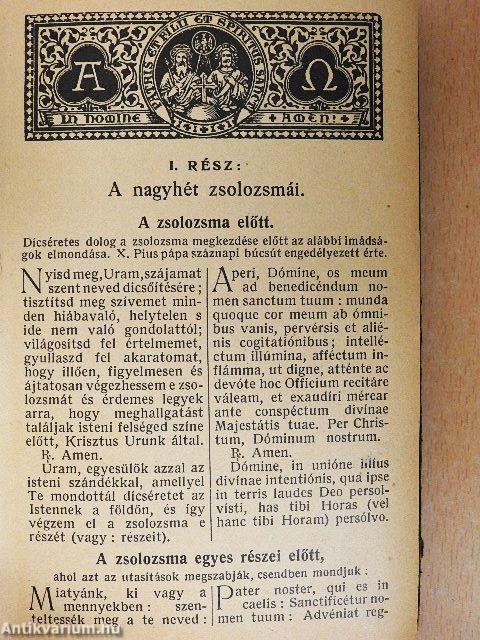Officium Hebdomadae Sanctae