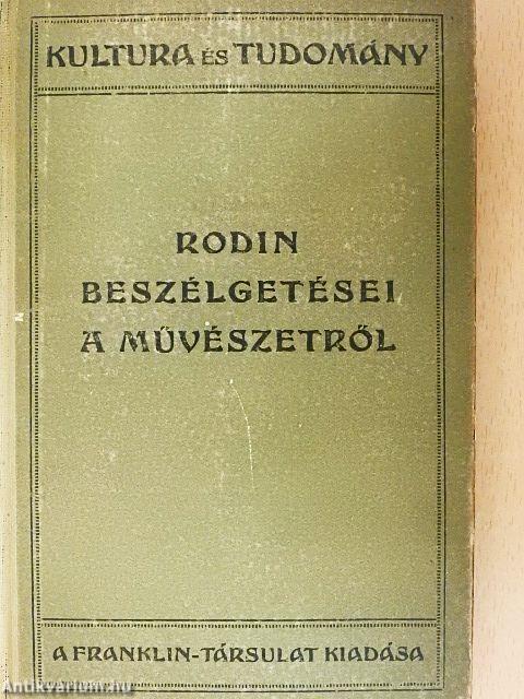 Rodin beszélgetései a művészetről