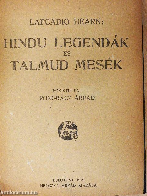 Hindu legendák és talmud mesék