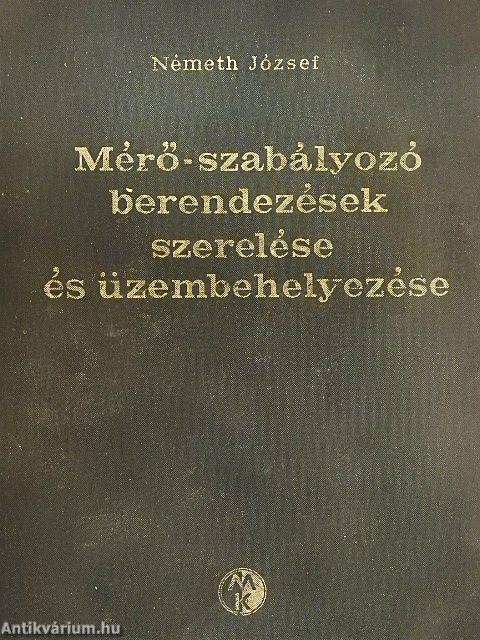 Mérő-szabályozó berendezések szerelése és üzembehelyezése