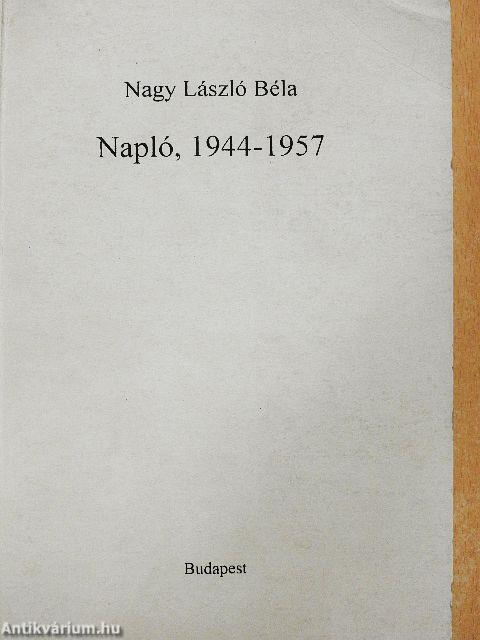 Napló, 1944-1957