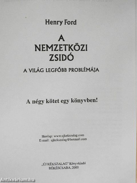 A nemzetközi zsidó
