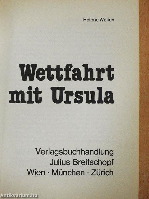 Wettfahrt mit Ursula