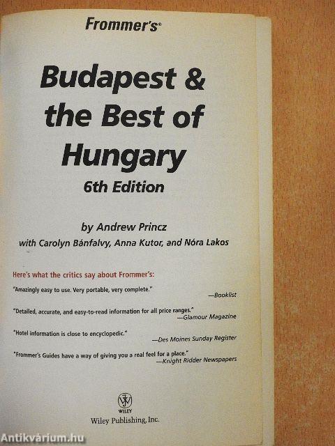 Frommer's Budapest & the Best of Hungary