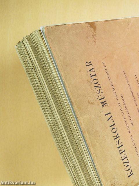 Középiskolai műszótár