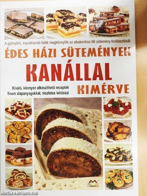 Édes házi sütemények kanállal kimérve