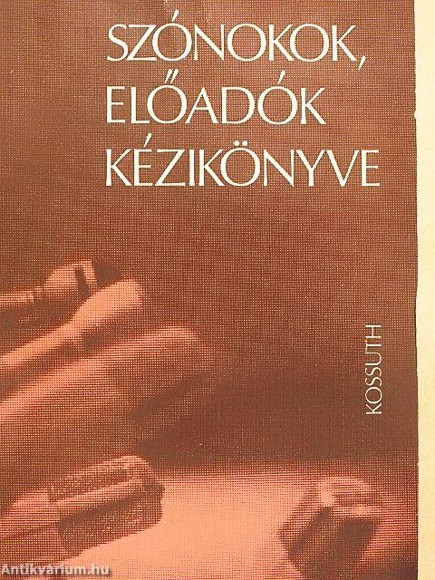 Szónokok, előadók kézikönyve
