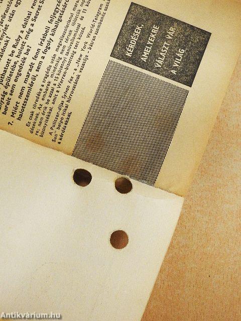 A Kennedy gyilkosság rejtelmei