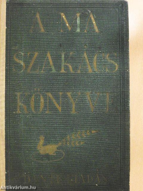 A ma szakácskönyve (rossz állapotú)