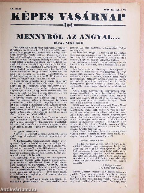 Képes Vasárnap 1938. december 25.
