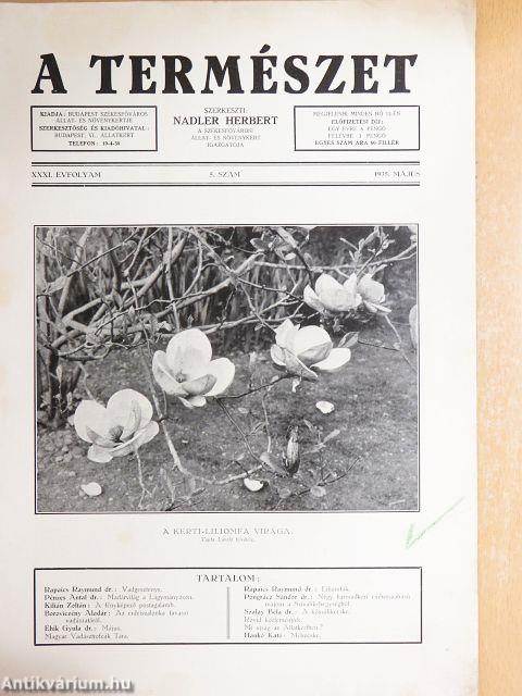 A Természet 1935. május
