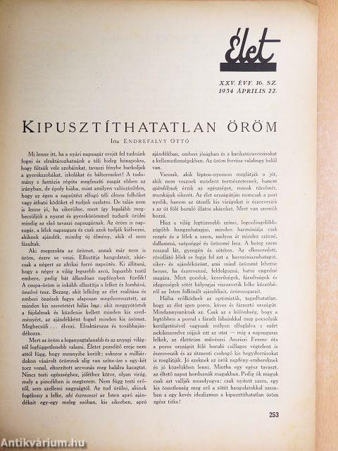 Élet 1934. április 22.