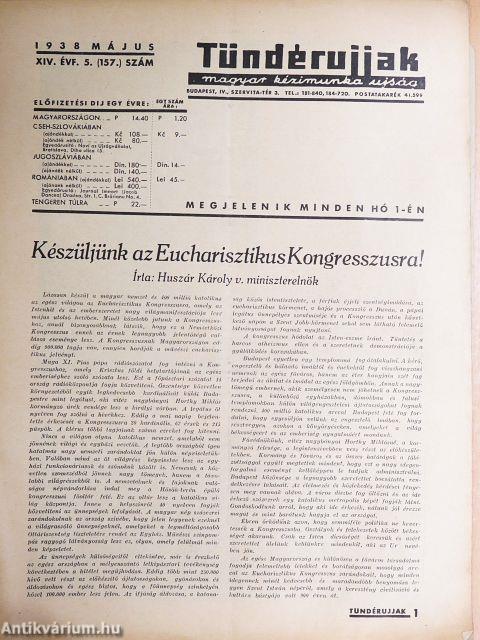 Tündérujjak 1938. május