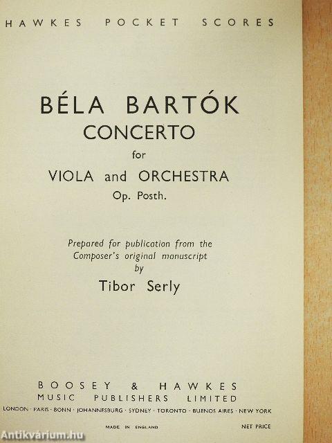 Concerto for Viola and Orchestra