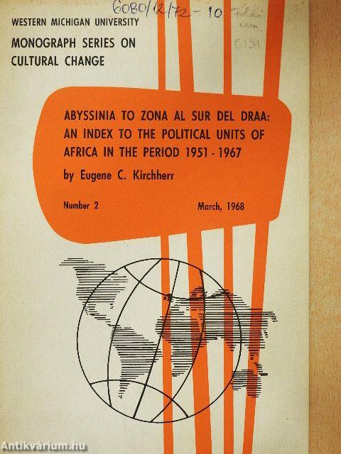 Abyssinia to Zona Al Sur Del Draa