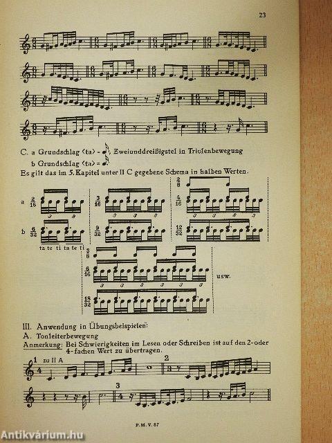 Rhythmisches Musikdiktat