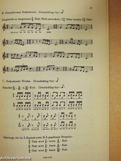 Rhythmisches Musikdiktat