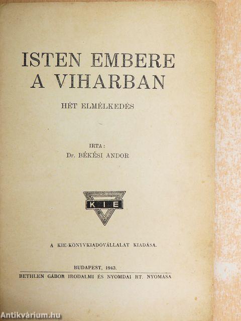 Isten embere a viharban