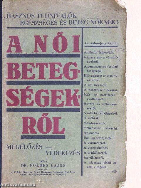 A női betegségekről
