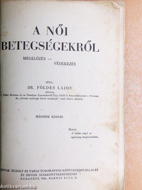 A női betegségekről