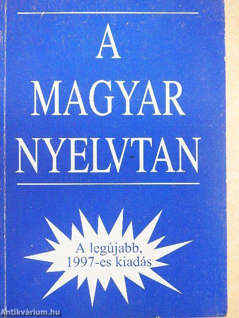 A magyar nyelvtan