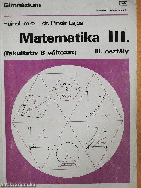 Matematika III.