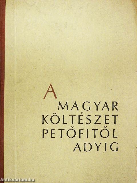 A magyar költészet Petőfitől Adyig