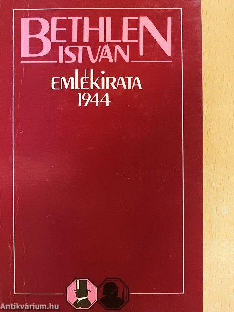 Bethlen István emlékirata
