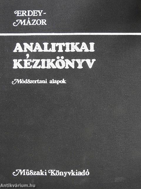 Analitikai kézikönyv