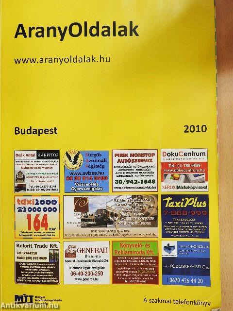 Arany Oldalak - Budapest 2010