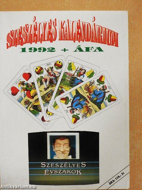 Szeszélyes kalendárium 1992 + ÁFA