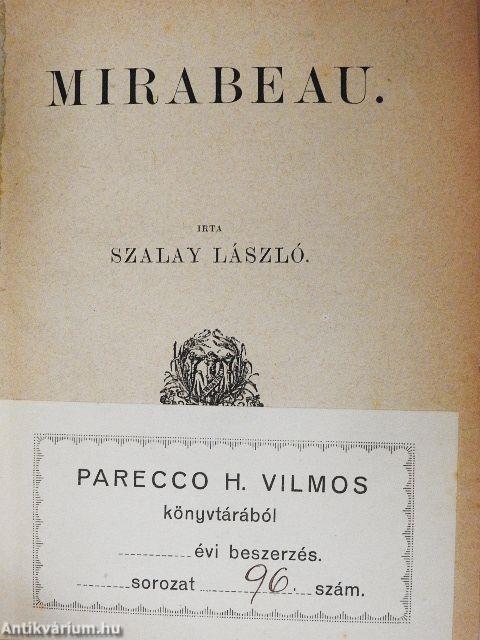 Mirabeau/Rousseau J. J./Descartes emlékezete