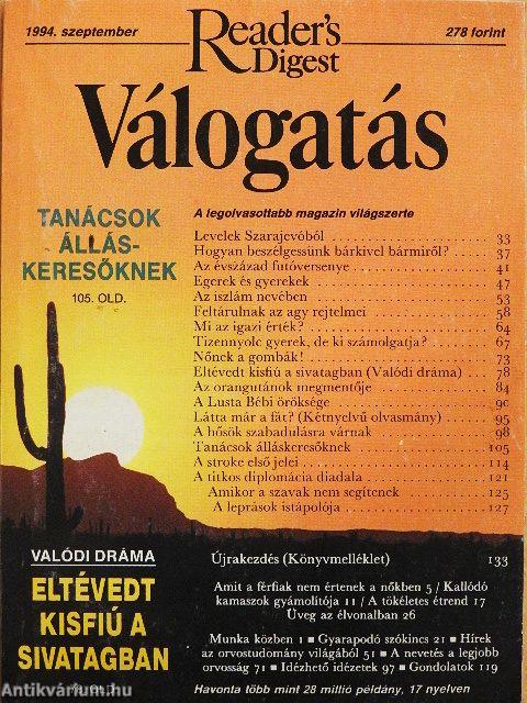 Reader's Digest Válogatás 1994. szeptember