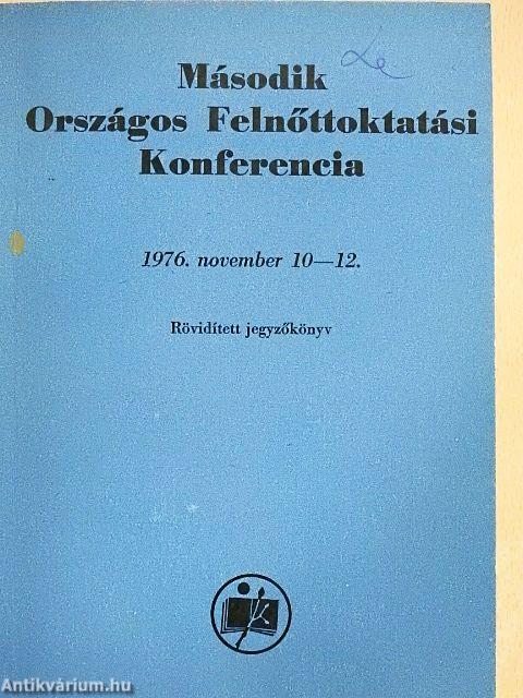 Második Országos Felnőttoktatási Konferencia