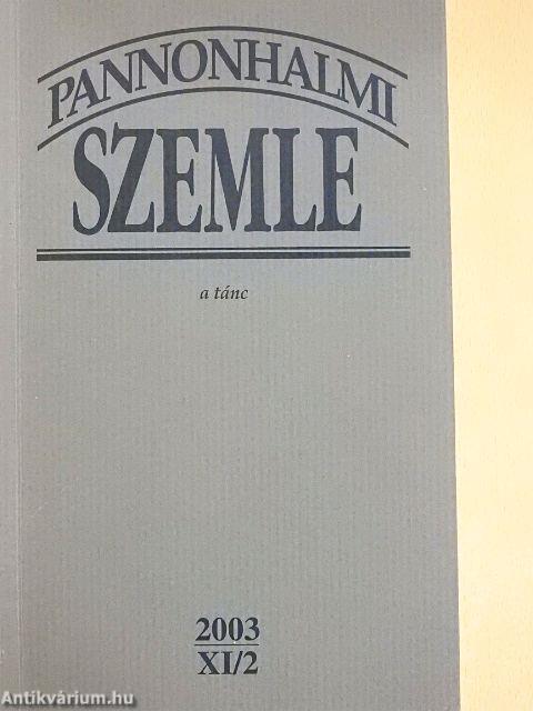Pannonhalmi Szemle 2003/2.