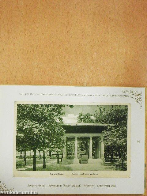 Válogatás Balatonfüred képes levelezőlapjaiból